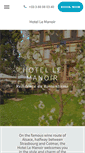 Mobile Screenshot of hotel-manoir.com